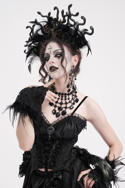 Bow to None Lace Corset Top