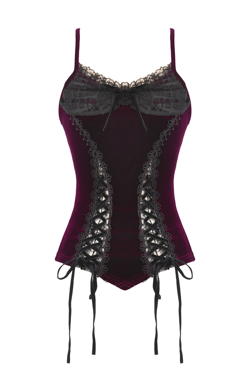 Countess Chateau Lace-Up Tank Top