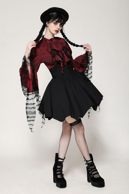 Bloody Valentine Ruffled Blouse