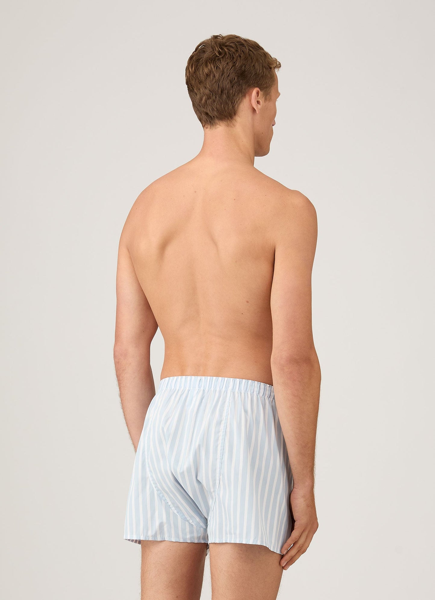 Mens Classic Boxer Shorts In Sky Blue Mbox4700 Stmz