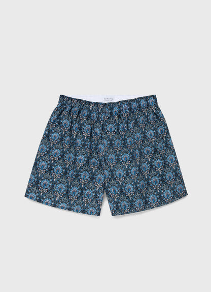 Mens Classic Boxer Shorts In Liberty Fabric In Peacock Place Mbox4701L Butw