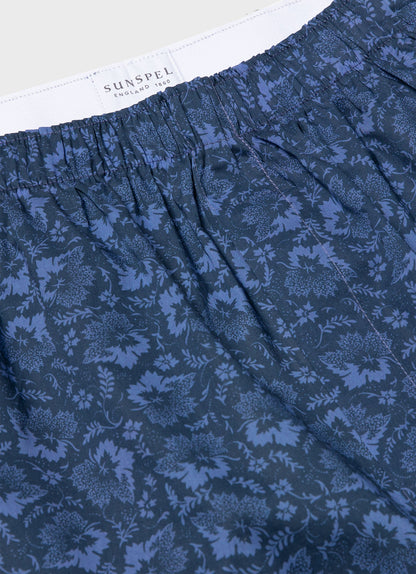 Mens Classic Boxer Shorts In Liberty Fabric In Autumn Breeze Mbox4701L Buvk