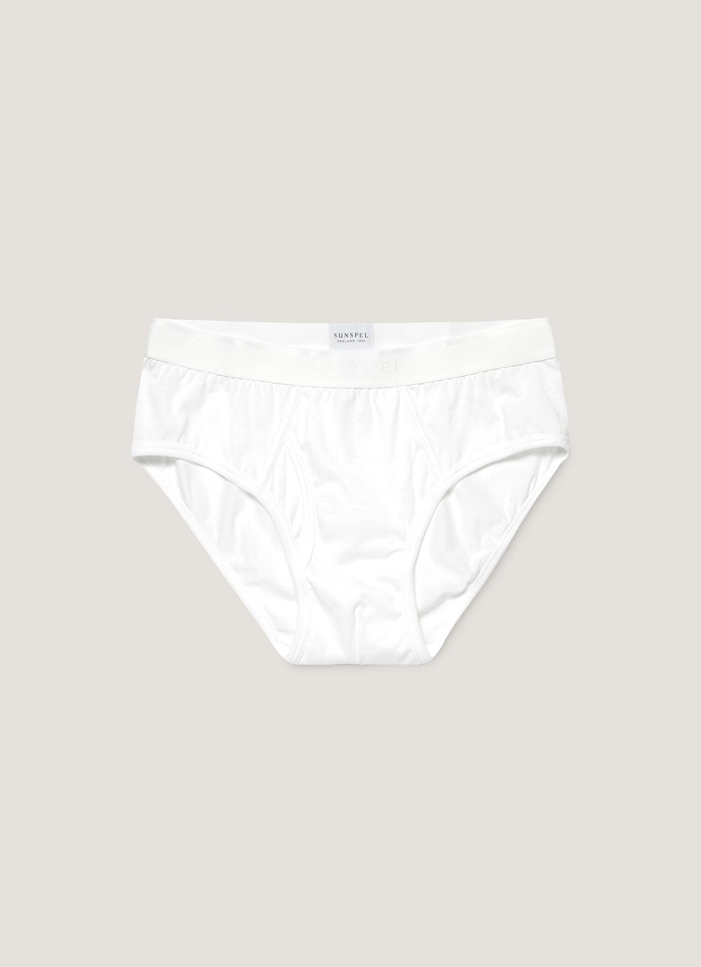 Mens Superfine Cotton Briefs In White Mbrf4516 Whaa