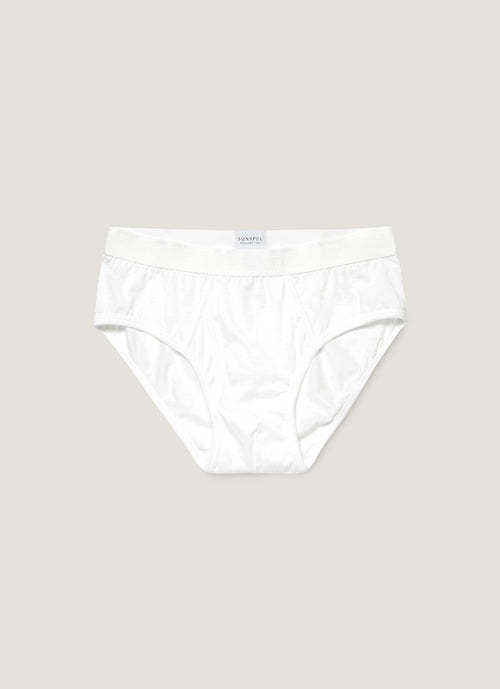 Mens Superfine Cotton Briefs In White Mbrf4516 Whaa