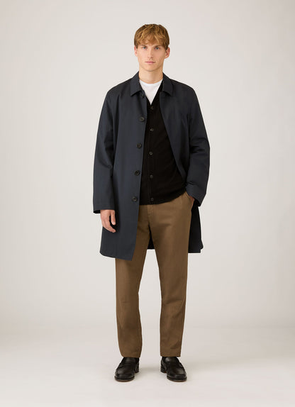 Mens Merino Cardigan In Black Mcar8223 Bkaa
