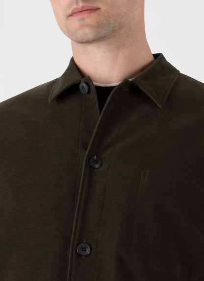 Mens Moleskin Twin Pocket Jacket In Peat Mjac7165 Gnih