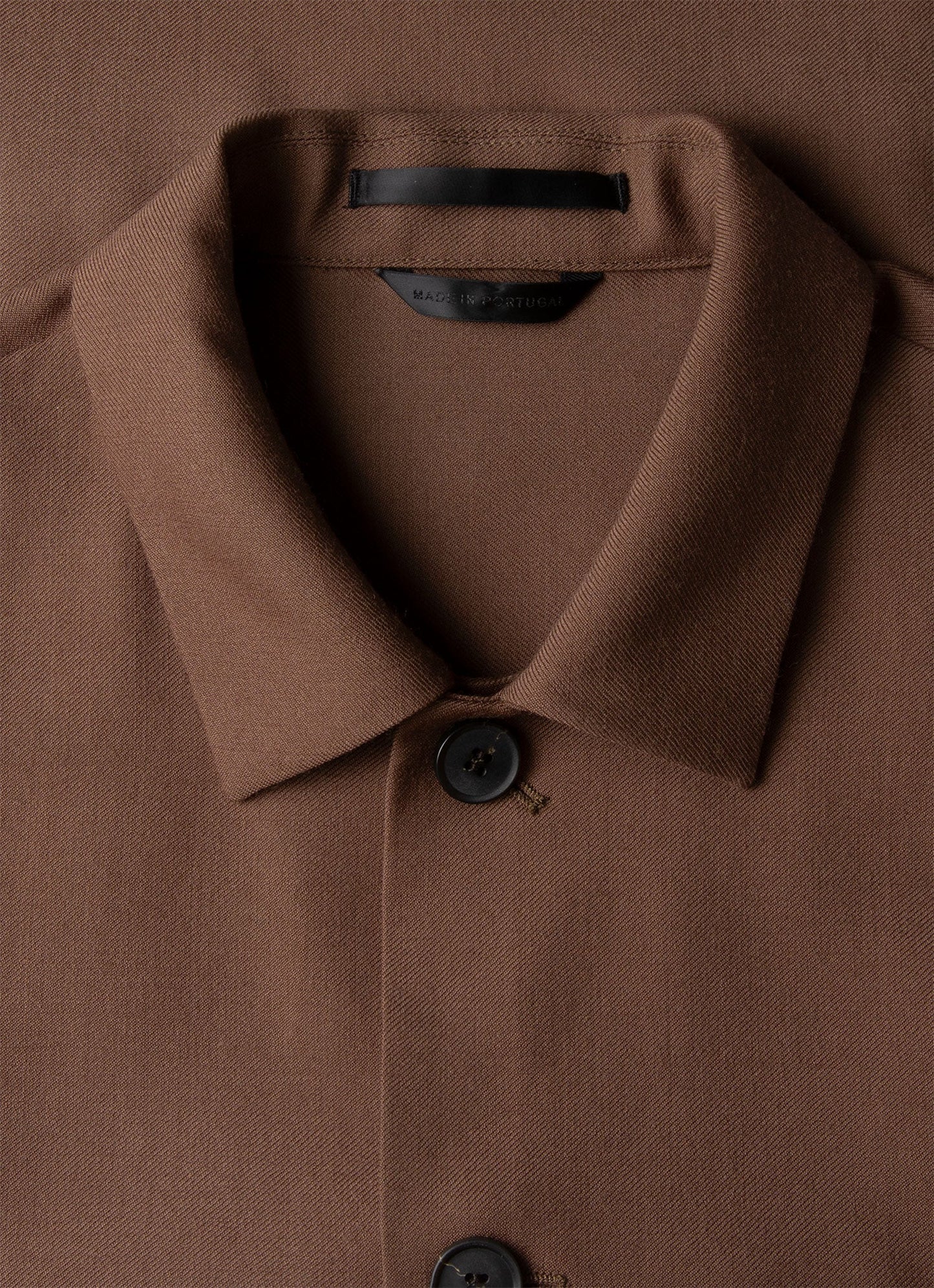 Mens Wool Twill Jacket In Light Brown Mjac7201 Brdb