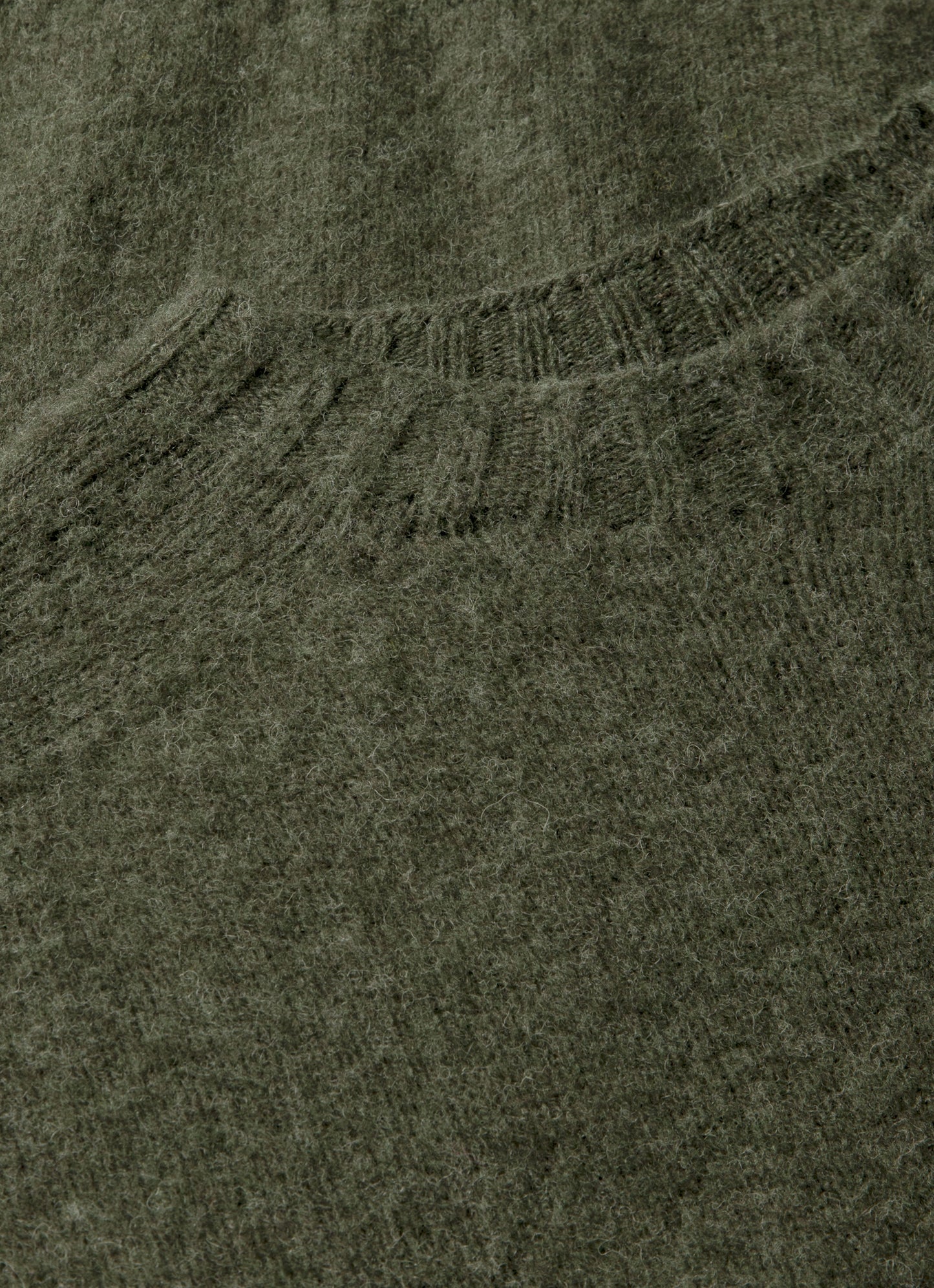 Mens Shetland Crew Neck Jumper In Sea Moss Mjum8266 Gnim
