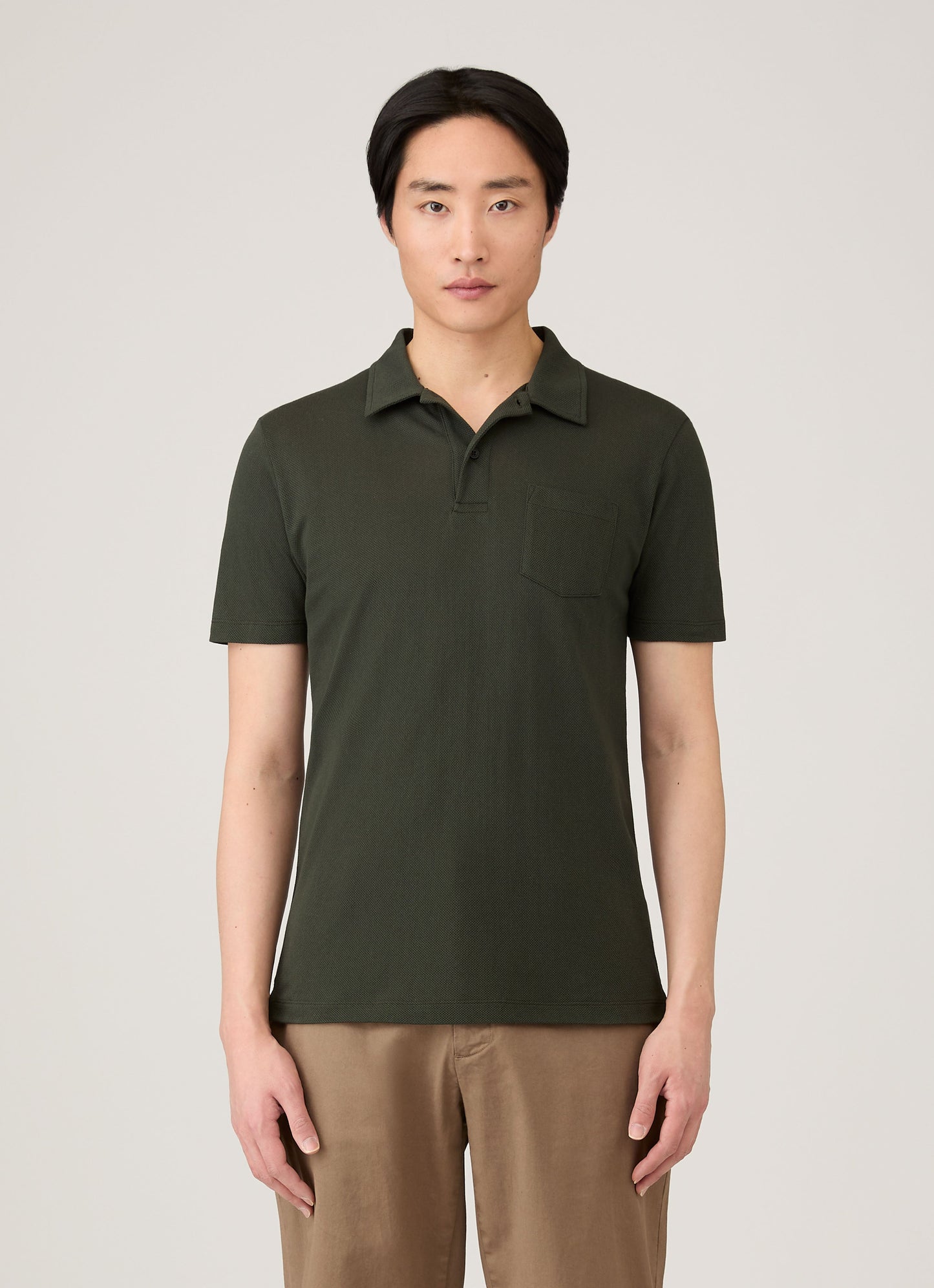 Mens Riviera Polo Shirt In Dark Green Mpol1026 Gnin