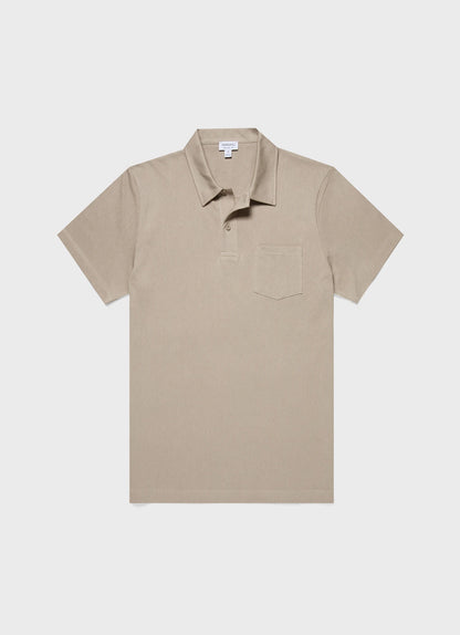 Mens Riviera Polo Shirt In Ash Grey Mpol1026 Gyew