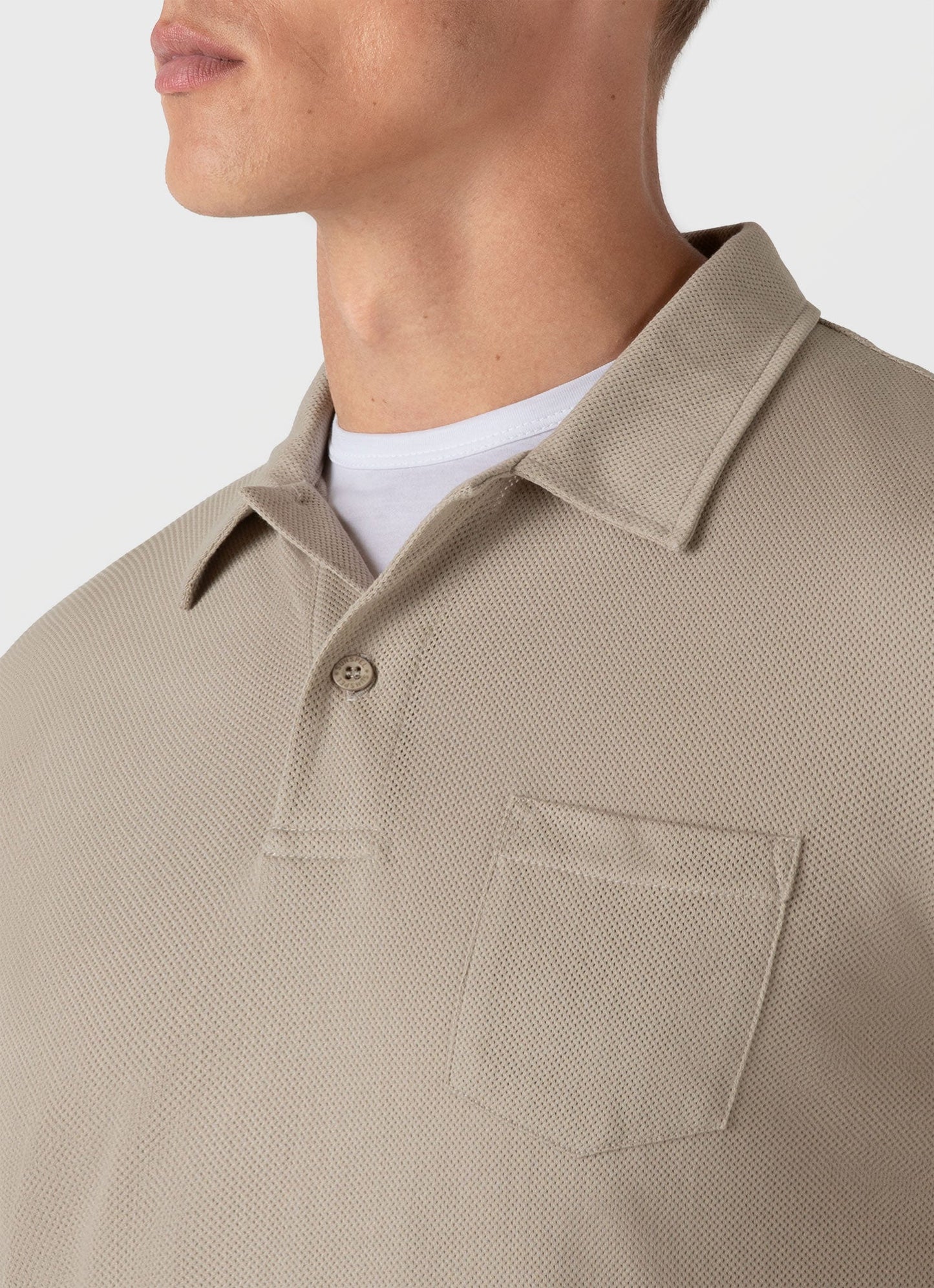 Mens Riviera Polo Shirt In Ash Grey Mpol1026 Gyew