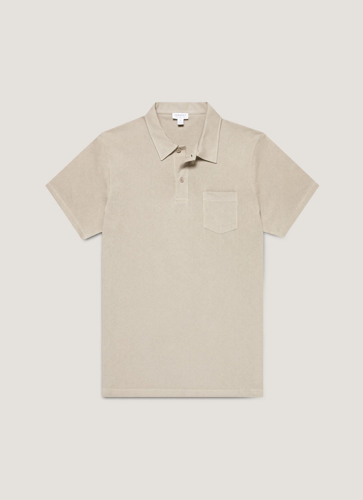 Mens Riviera Polo Shirt In Fog Mpol1026 Gyff
