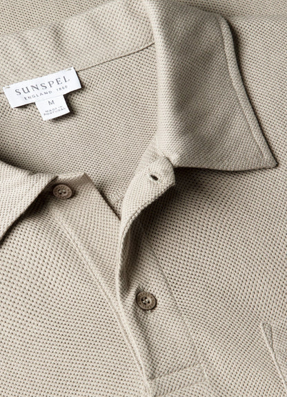 Mens Riviera Polo Shirt In Fog Mpol1026 Gyff