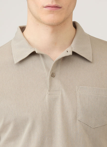 Mens Riviera Polo Shirt In Fog Mpol1026 Gyff