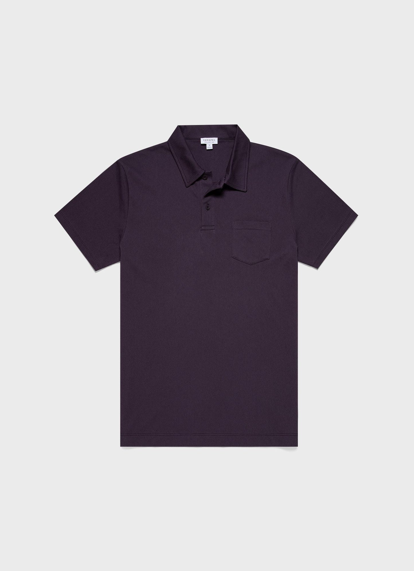 Riviera Polo Shirt In Dark Plum