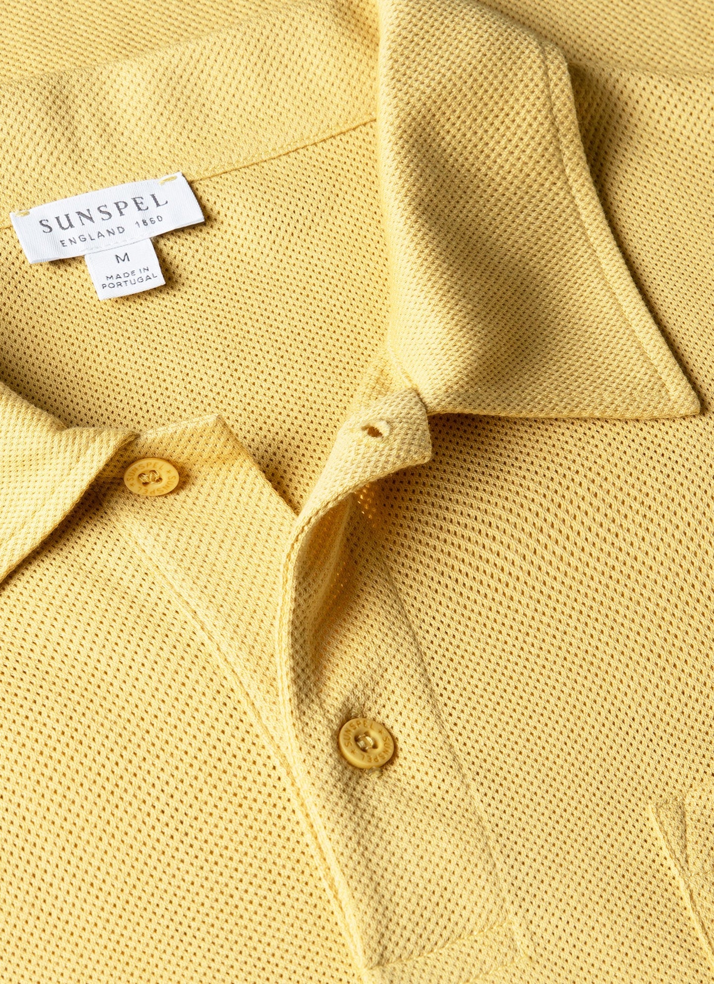 Mens Riviera Polo Shirt In Dusty Yellow Mpol1026 Ylbf