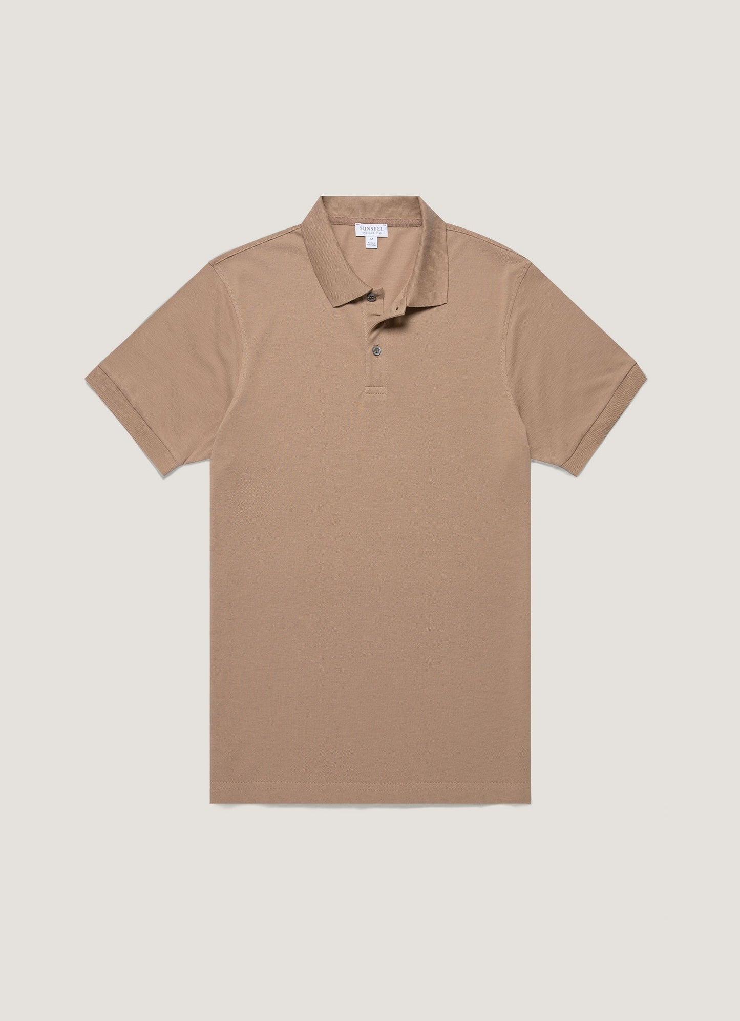 Mens Pique Polo Shirt In Dune Mpol1028 Brfz