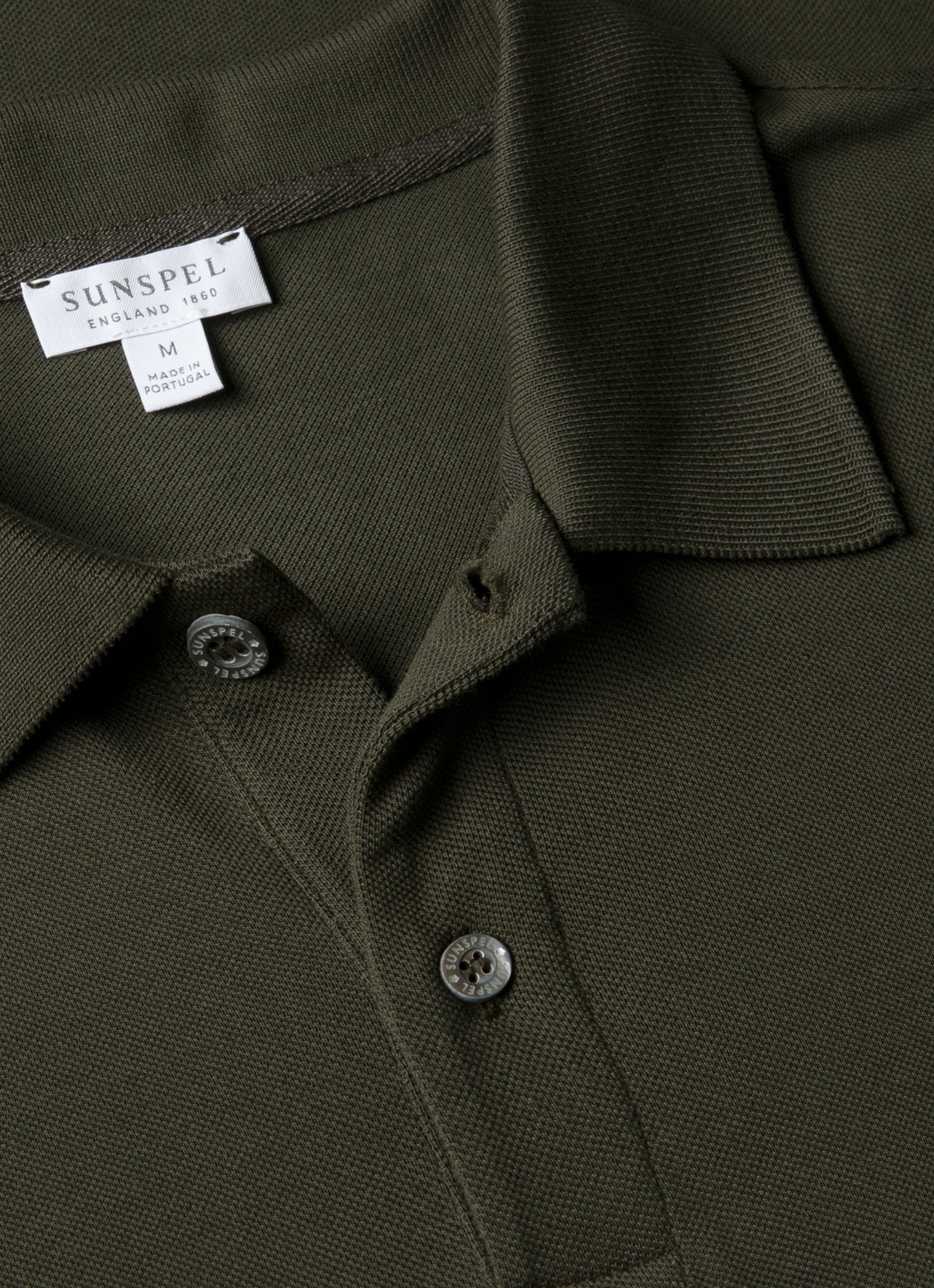 Mens Pique Polo Shirt In Dark Green Mpol1028 Gnin