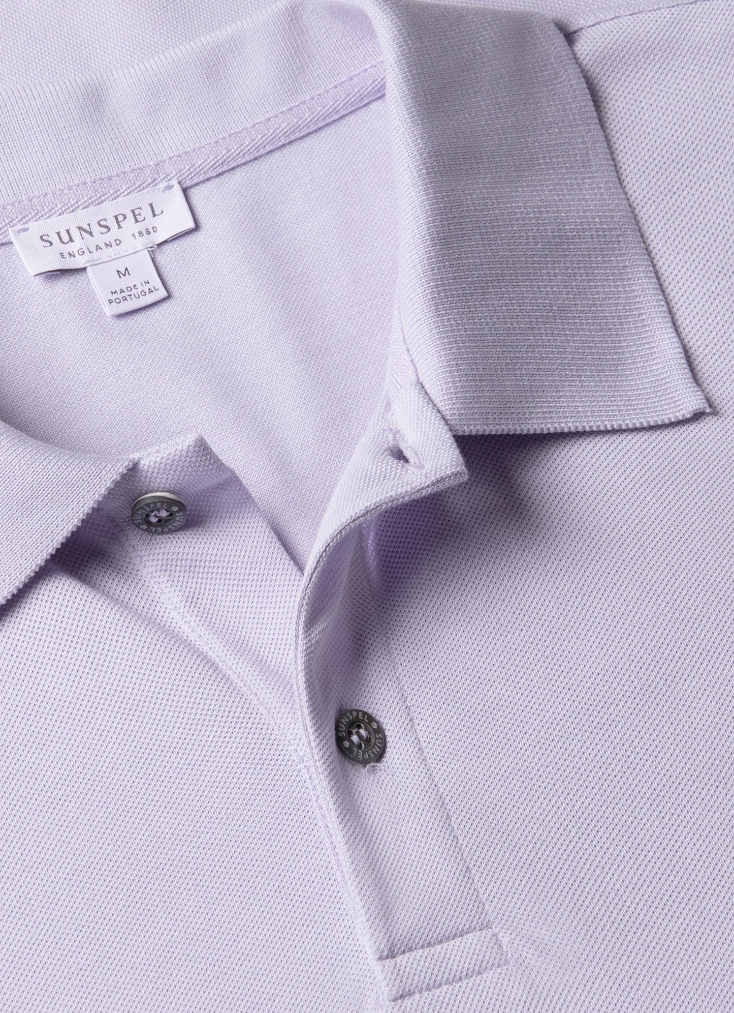 Mens Pique Polo Shirt In Pale Lilac Mpol1028 Prax