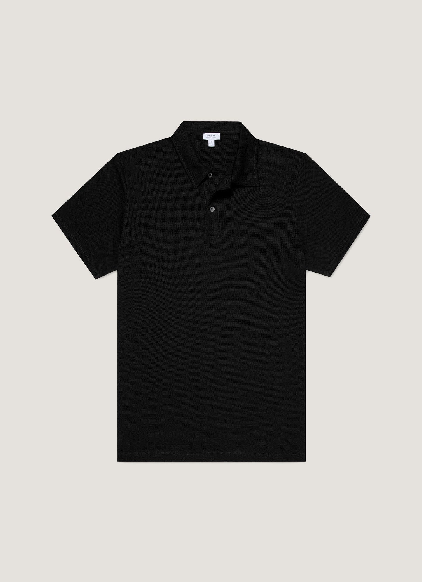 Mens Regular Fit Riviera Polo Shirt In Black Mpol1076 Bkaa