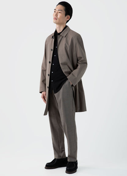 Mens Pima Pique Shirt In Black