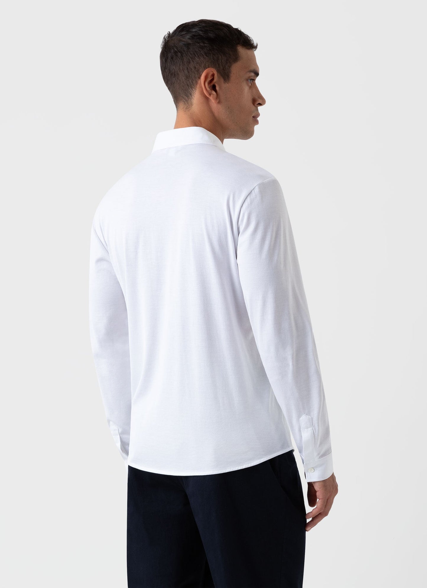 Ls Jersey Shirt In White