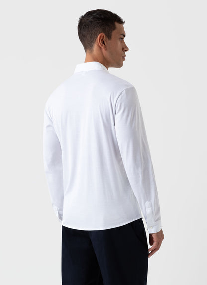 Ls Jersey Shirt In White