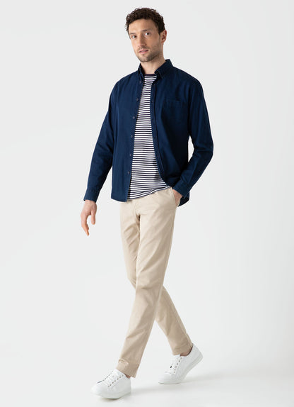 Men S Denim Shirt In Indigo Msht2062 Buad