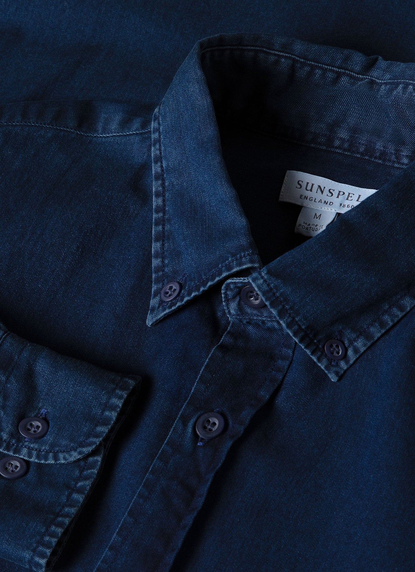Men S Denim Shirt In Indigo Msht2062 Buad