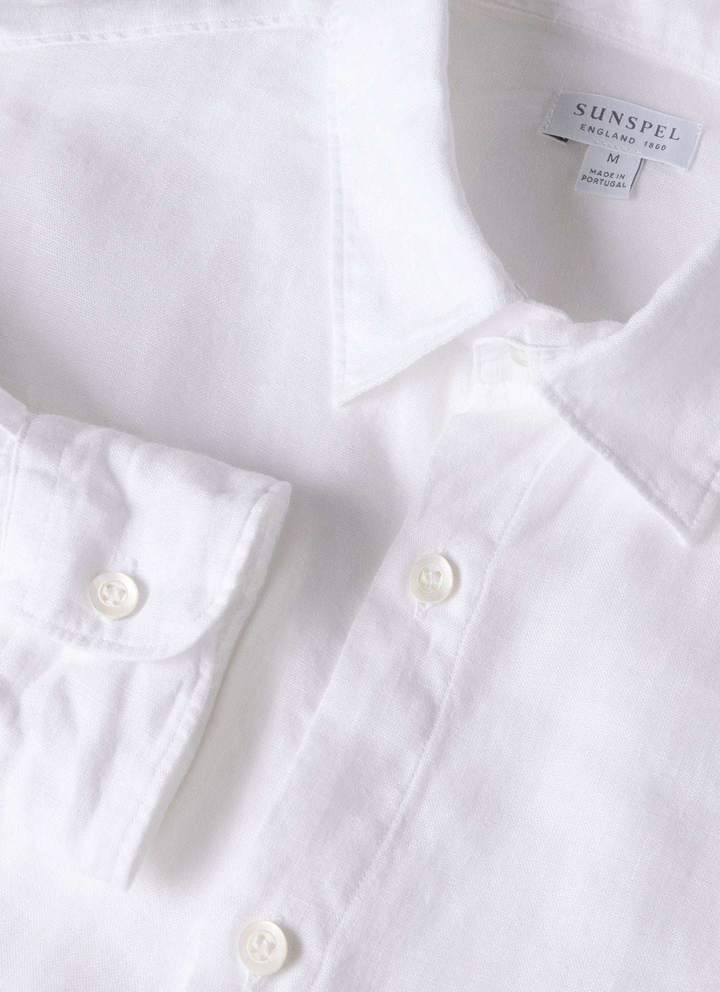 Mens Linen Shirt In White Msht2106 Whaa