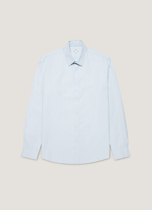 Mens Oxford Shirt In Light Blue Msht2127 Bued