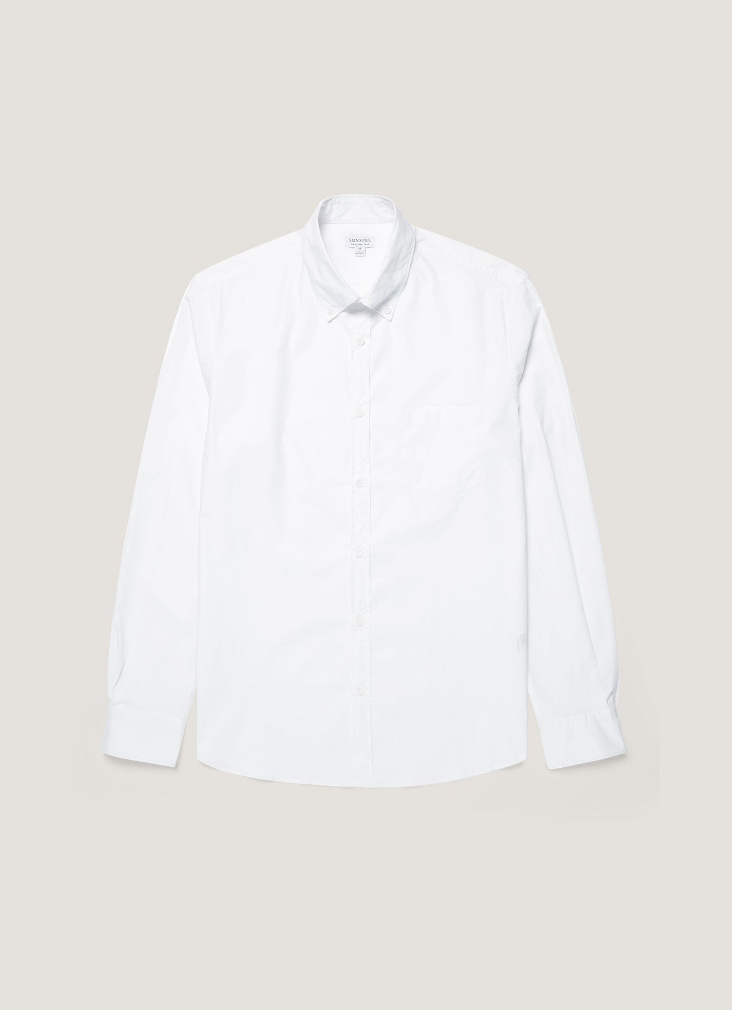Mens Button Down Poplin Shirt In White Msht2148 Whaa