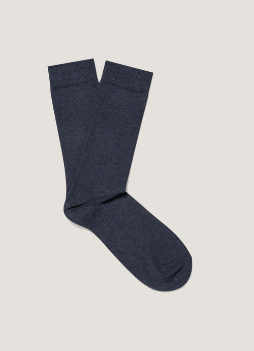 Mens Cotton Socks In Slate Blue Msoc9160 Buua