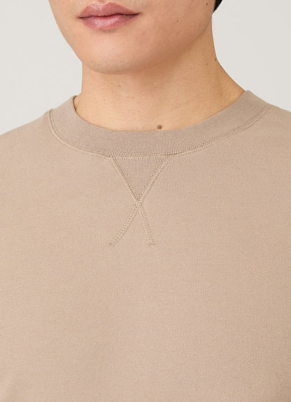 Mens Loopback Sweatshirt In Mink Mswe1516 Brgb