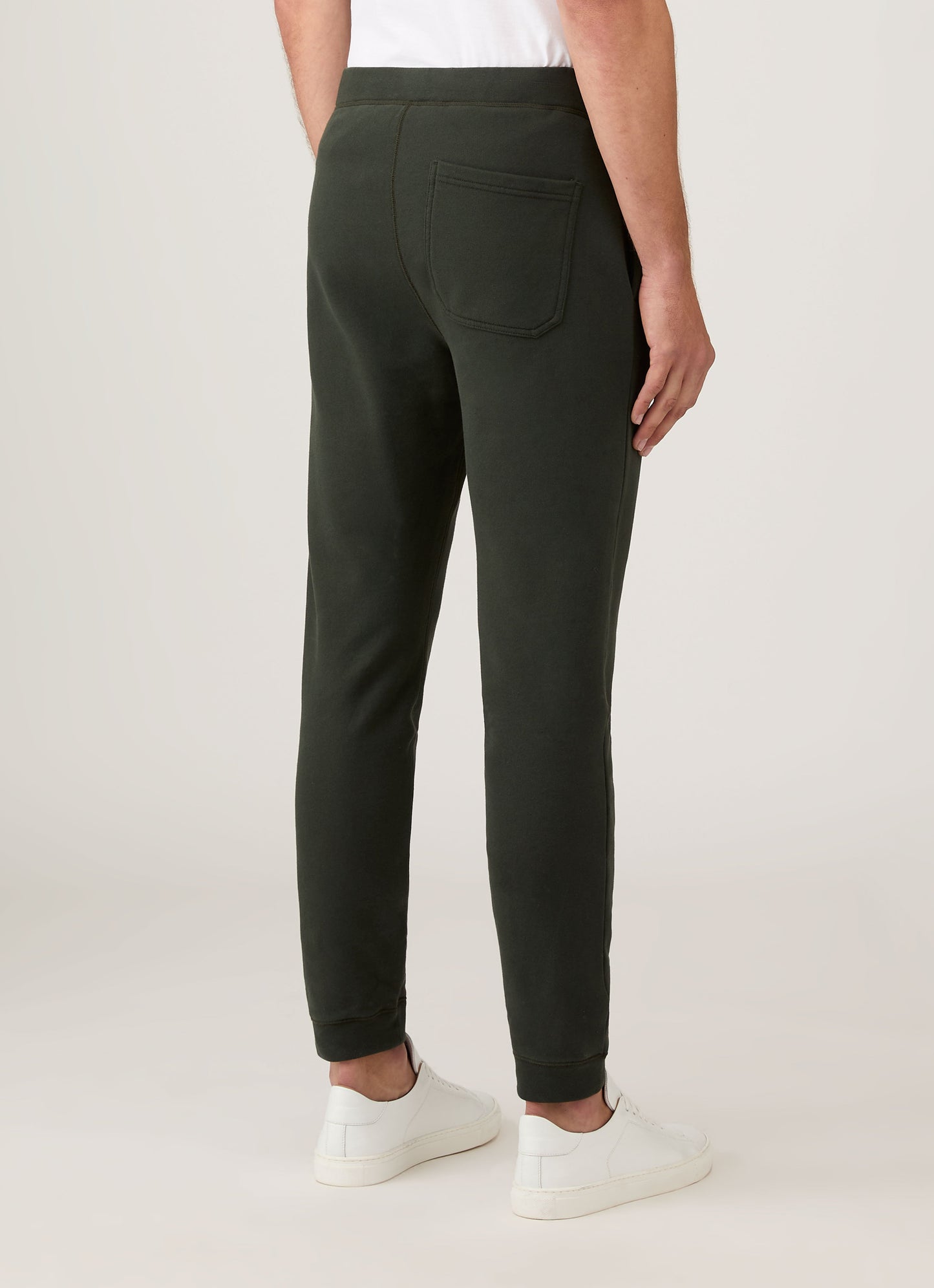 Mens Loopback Sweatpants In Dark Green Mtrs1518 Gnin