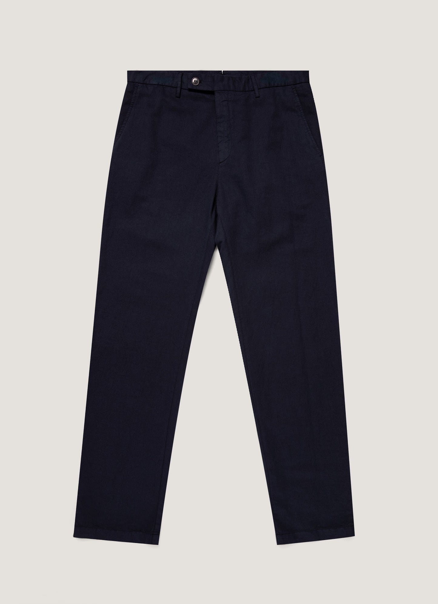 Mens Cotton Linen Trouser In Navy Mtrs3136 Buaa