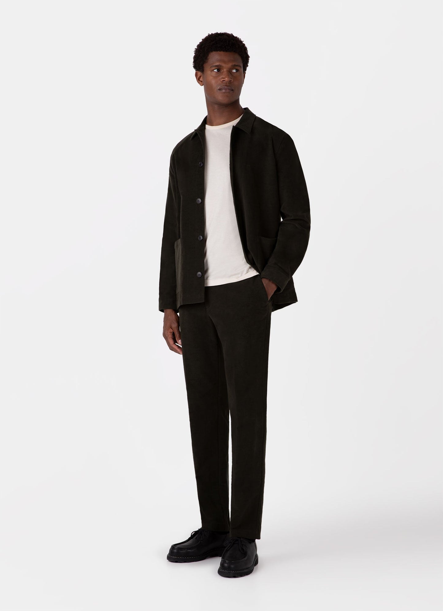 Mens Moleskin Trouser In Peat Mtrs3111 Gnih