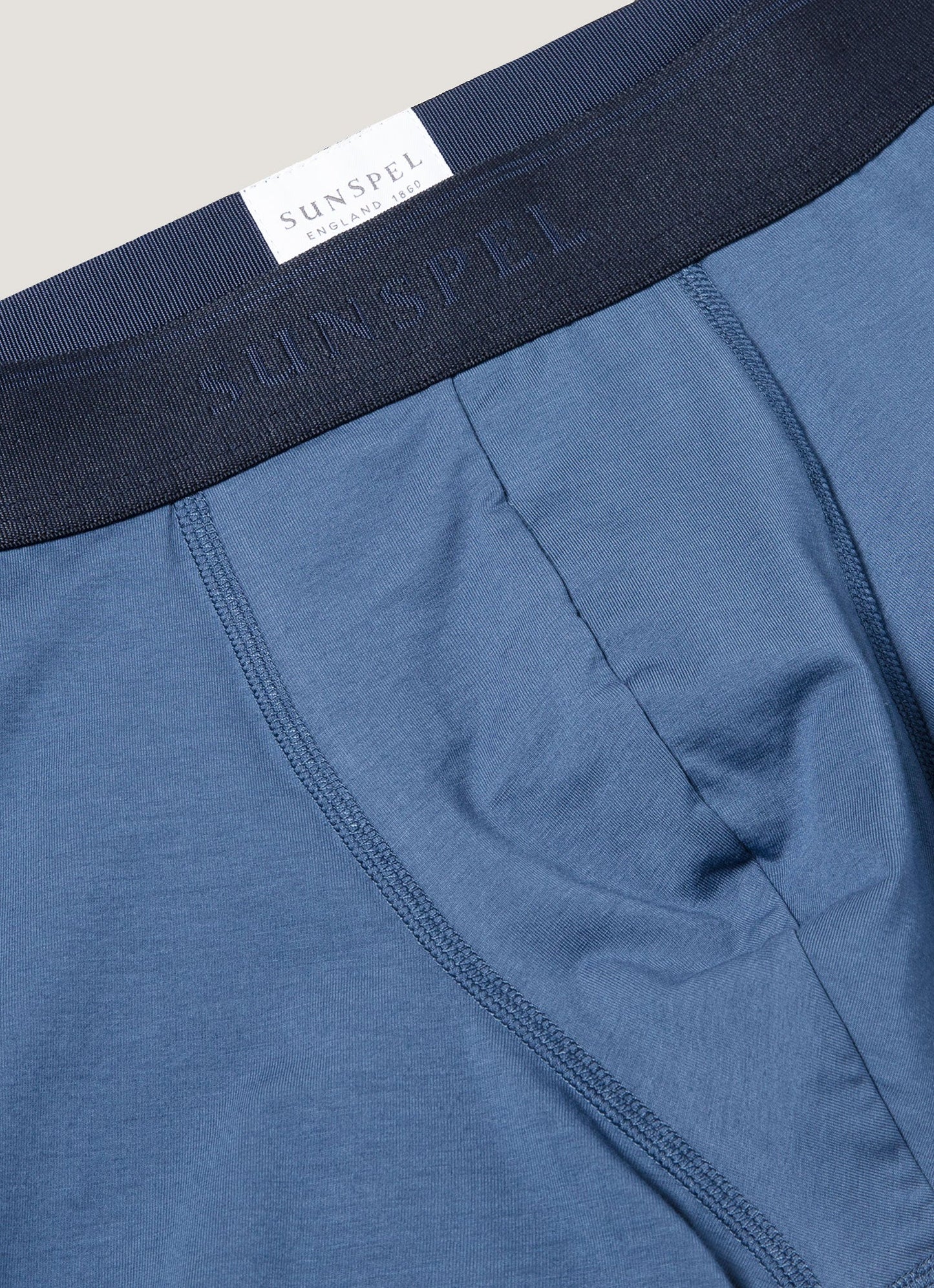 Mens Cotton Stretch Boxer Briefs In Atlantic Blue Mtru4614 Bupk