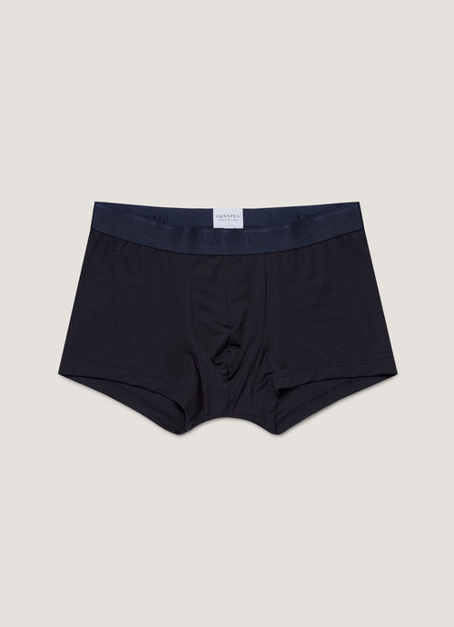 Mens Tencel Trunks In Navy Mtru4621 Buaa