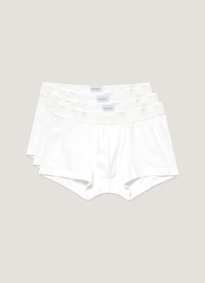 Mens Multipack Stretch Cotton Trunks In White Packm43 Whaa
