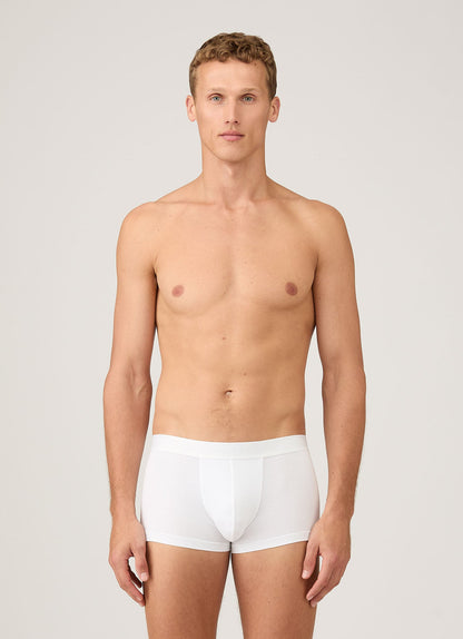 Mens Multipack Stretch Cotton Trunks In White Packm43 Whaa
