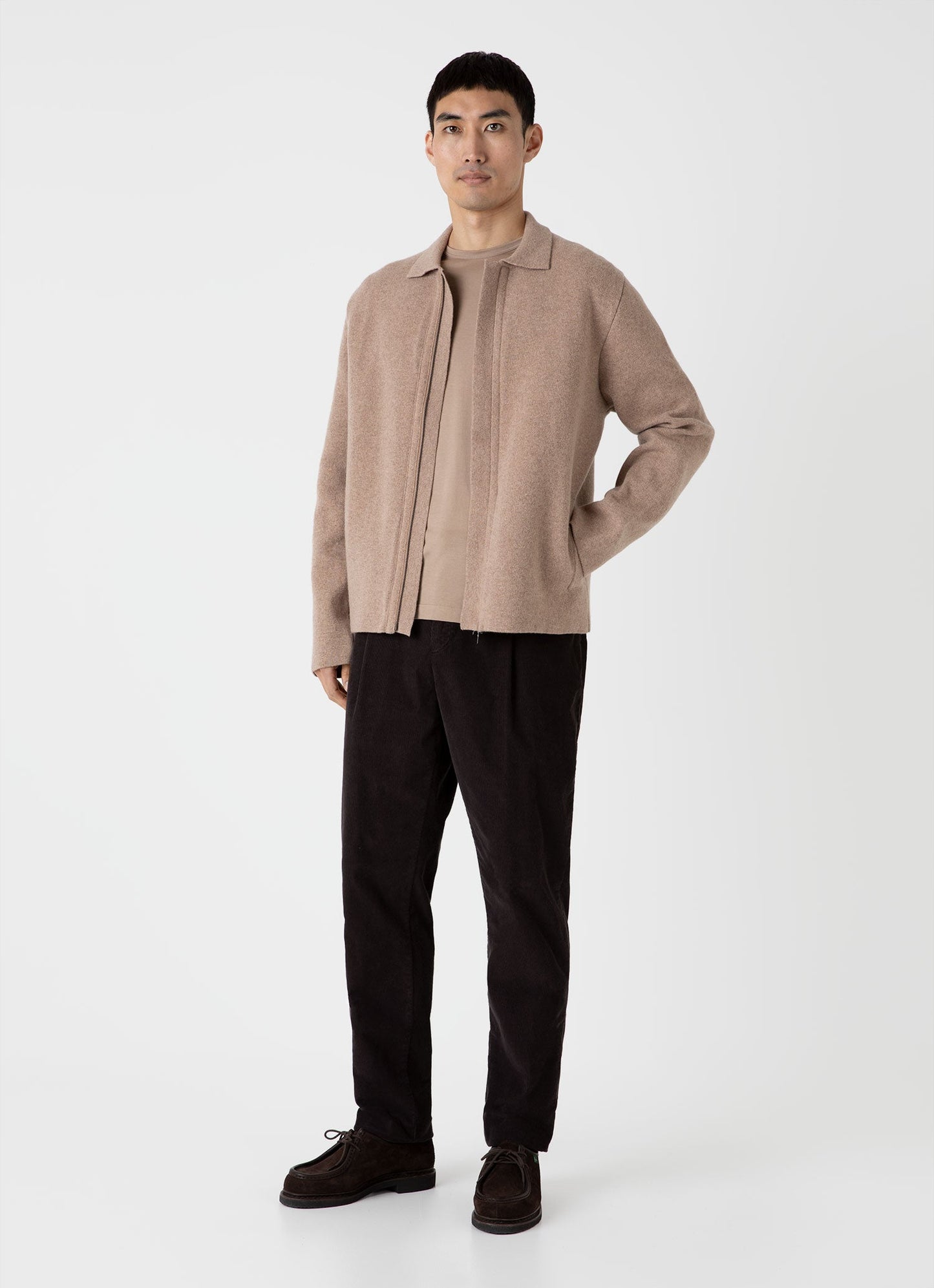 Mens Classic Tshirt In Sandstone Mtsh0001 Brfc
