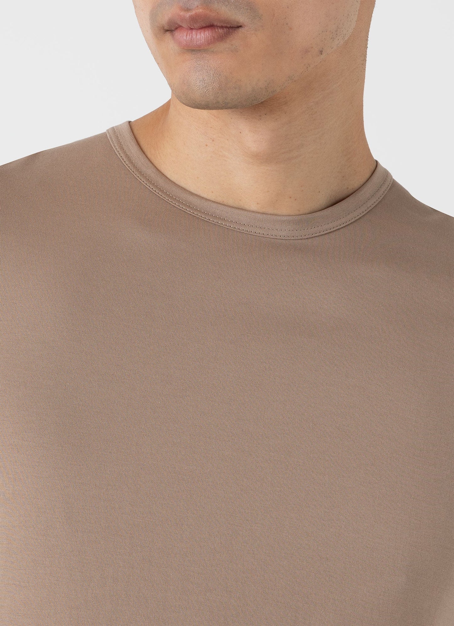 Mens Classic Tshirt In Sandstone Mtsh0001 Brfc