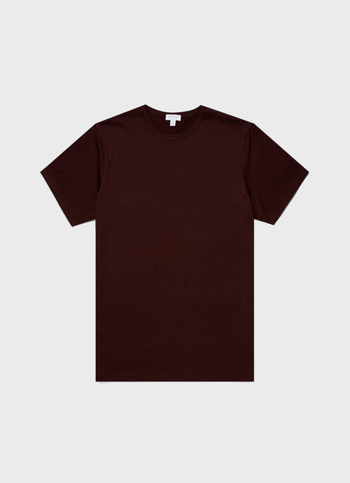 Mens Classic Tshirt In Raisin Mtsh0001 Brfq