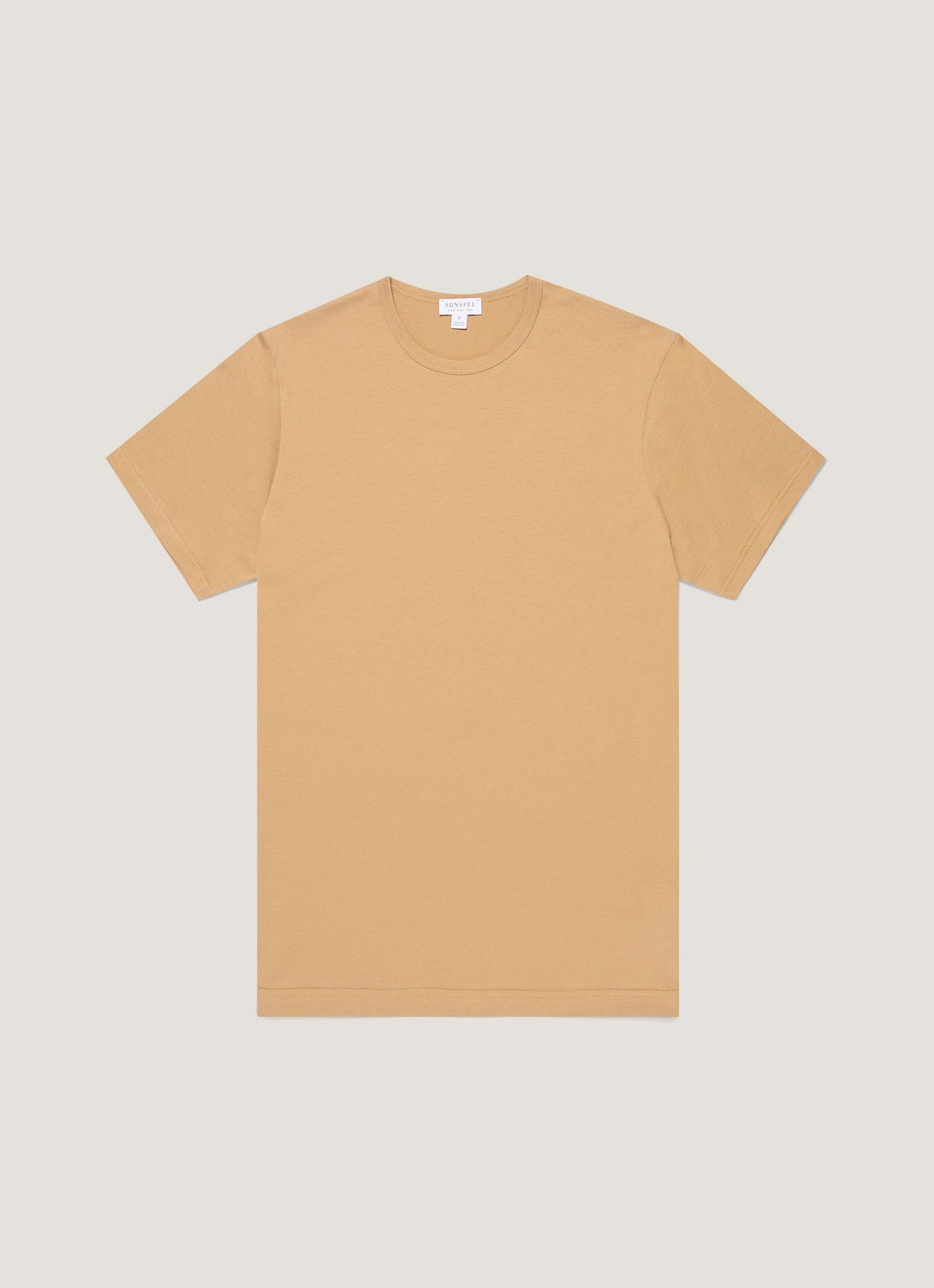 Mens Classic Tshirt In Tan Mtsh0001 Brgm