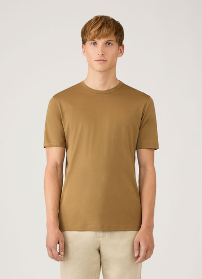 Mens Classic Tshirt In Walnut Mtsh0001 Brgo