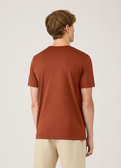 Mens Classic Tshirt In Rust Mtsh0001 Brgp