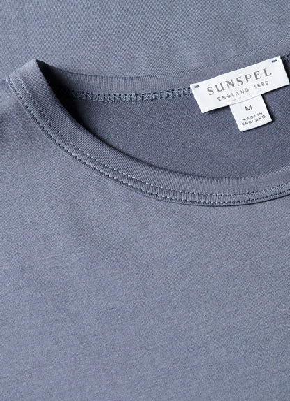 Mens Classic Tshirt In Selvedge Blue Mtsh0001 Buwf
