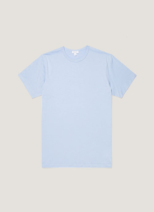 Mens Classic Tshirt In Sky Mtsh0001 Buwv