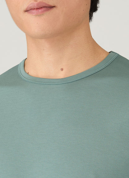 Mens Classic Tshirt In Steel Green Mtsh0001 Gniu